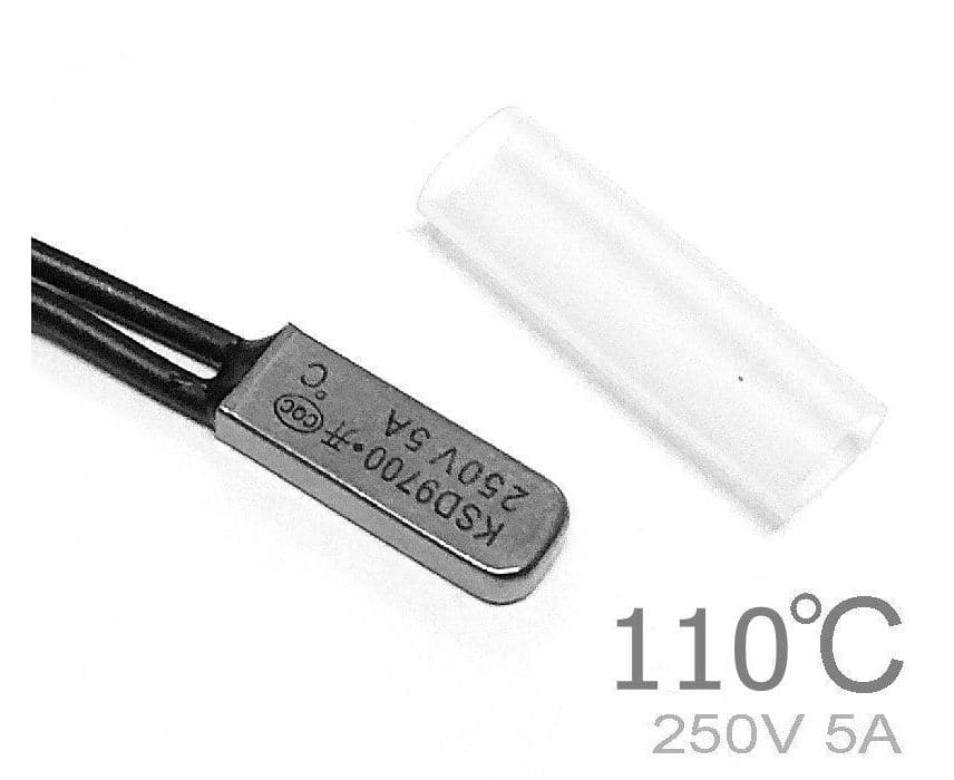 Interrupteur thermostat 5A 250V 110°C NO KSD9700