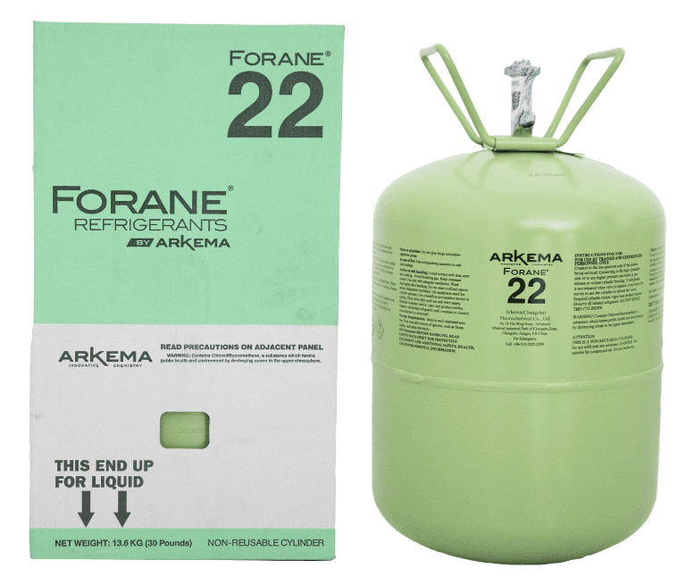 Bouteille Fréon FORANE R22 13.6 kg