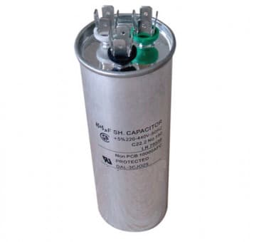 Condensateur permanent CBB65 dual 25+ 1.5 μF ±5% SH 450 V.AC 50-60 Hz